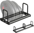 1PC Weight Plate Rack for Home Gym - Weights Rack for Plates Use Singly or Combine Multiple Units | Olympic Weight Plate Rack Up to 660 LBS - New Model Bumper Plate Rack for Easy Plate Changes