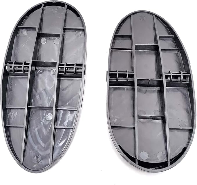 Set of 2Pcs Rowing Machine Foot Pedals Gym Accessory Replacements Good Performance for Indoor Rower 11.8x5inch Textured Surface