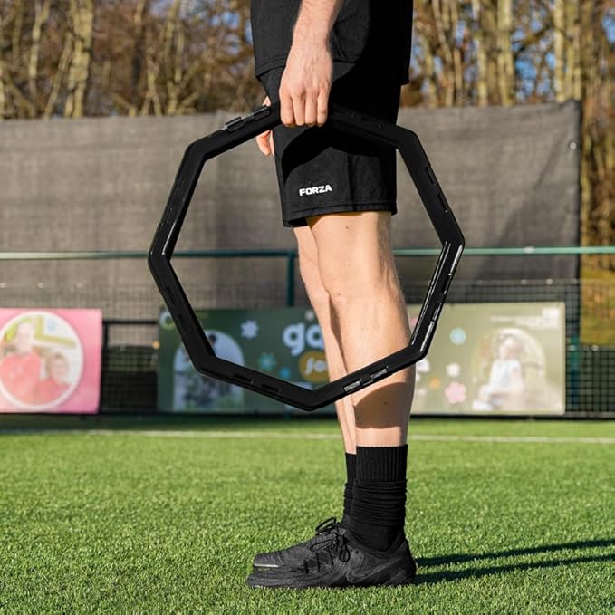 FORZA Agility Training Octa Rings [Pack of 6] | Soccer Training Equipment | Multi-Sport Agility Ring Set | Speed Training Equipment | Sports Equipment