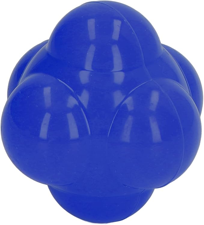 Reaction Ball, Rubber Bright Color Hex Reaction Trainer Ball for Enhanced Agility, Hand Eye Coordination and Fitness Training for Basketball Tennis