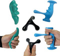 Manual Trigger Point Massage Tool & Thumb Saver, Include Thumb Shaped Massager & 3-Legged Massage Knobs, Handheld Self-Massage Tool for Full Body Deep Tissue, Muscle Pain, Knots & Stress Relief