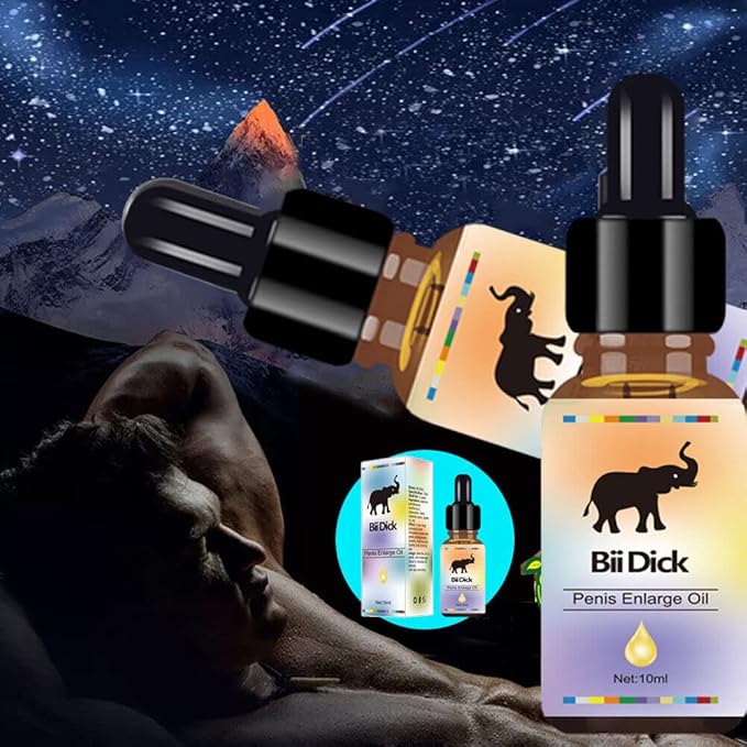 Massage Oil for Men, Male Enlarger Oil Leech Oil Natural Dick Growth Oil Fast Big Thick Long for Men Increase Oil 10ML