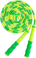 Jump Rope for Kids Girls and Boys, Soft Beaded Jump Ropes, Adjustable Skipping Rope, Tangle-Free Segmented Rope for Kid and Women Men Adults Exercise, Keeping Fit, Training - 9.2Ft