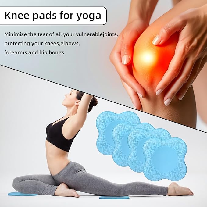 2 packs Yoga Knee Pad Mats Extra Thick for Knees Elbows Wrist Hands Head Foam Pilates Kneeling pad Yoga Knee Cushion Thick Exercise Pads for Knees Elbows Wrist Hands Head Foam Pilates Kneeling pad，Support Foam Pads for Women and Men
