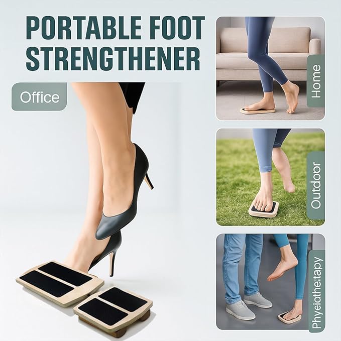 Ankle Balance Board for Adult Kids AxisBoard for Physical Therapy, Ankle Strengthener for Stability Exercises, Ankle Sprains Mobility Rehab,Plantar Fasciitis Relief (Black)