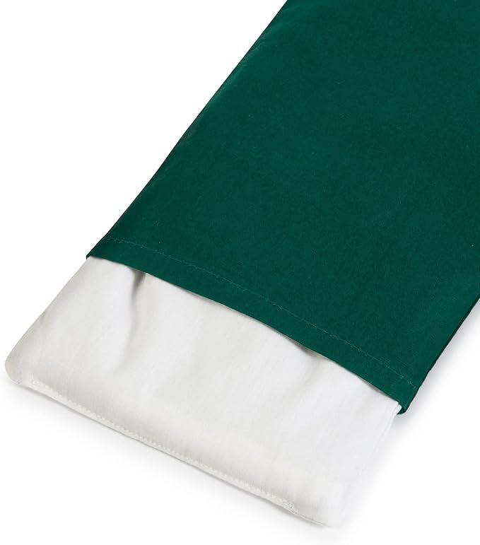 Yoga Studio Organic Eye Pillow, 23 cm x 12/13 cm, Organic Yoga Pillow Lavender and Flax Seed, for Tired Eyes and Headaches