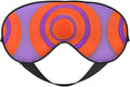 Orange Circle Centre Head-Mounted Double-Sided Light-Blocking Sleeping Eye mask to Protect Eyes and Relieve Eye Fatigue
