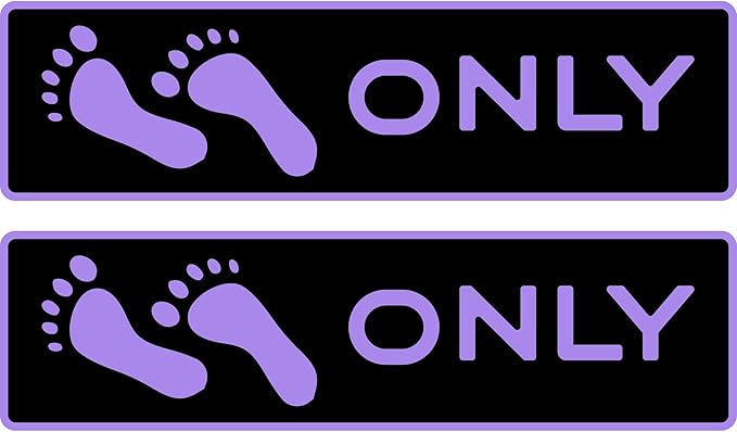 Naked Feet Only Step Pads Non-Slip EVA Foam Step Pad for Boat Gunwales & Ladders, 6mm Brushed Marine Grade Anti-Skid Adhesive Pads (Pair) SeaDek Technology - Black/Purple