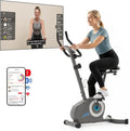 JLL Magnetic Exercise Bike - Indoor Stationary Cycling Bike with Free Fitness App, Adjustable Comfortable Seat, Low Noise Indoor Cycling Bike for Home Gym