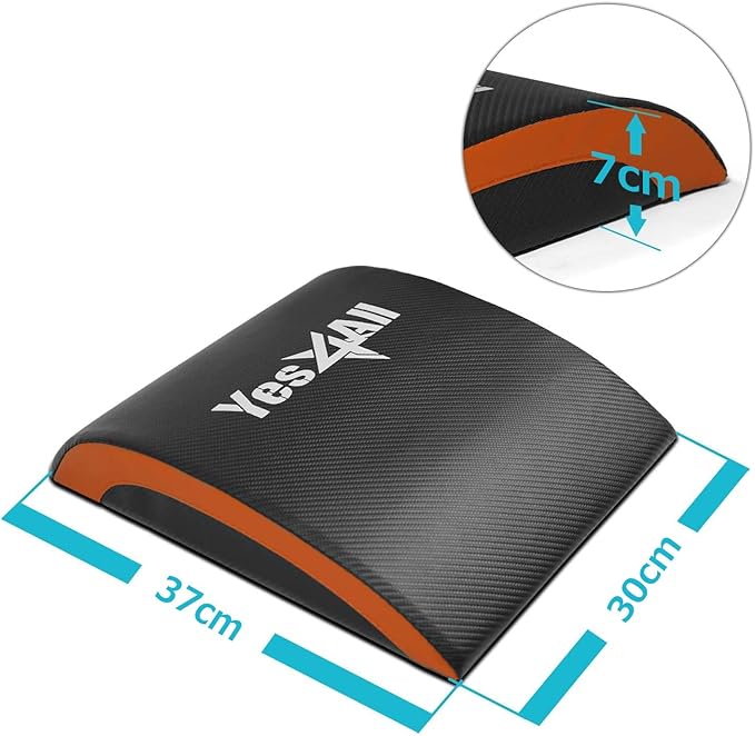 Yes4All Abdominal Exercise Pads, Foldable Ab Workout Equipment for Home Gym Core Training & Back Stretching, Sit Up Mat for Floor Exercises