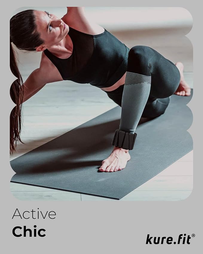 Pilates Weight | Wrist & Ankle Weights for Women | Weighted Bangles | 1LB/ 2LB Each (Set of 2)