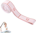 Fitness Resistance Bands for Stretching and Yoga, Number Stretch Resistance Band with Clear Markings, 8/10/12 Section Stretch Band for Fitness, Pilates, Dance, Full Body Workout