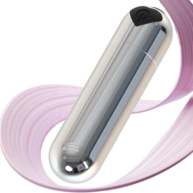 Mini Handheld Electric Back Massager Waterproof Quite Massager, Portable Massager for Back Neck Shoulder Body,Silver