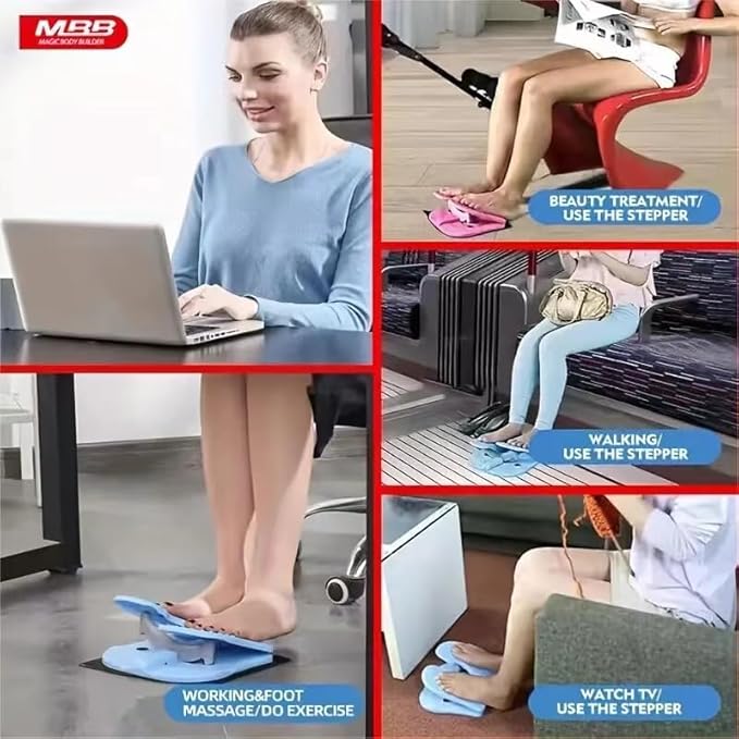 Simple Leg Exerciser While Sitting for Seniors Foot Pedal Exerciser