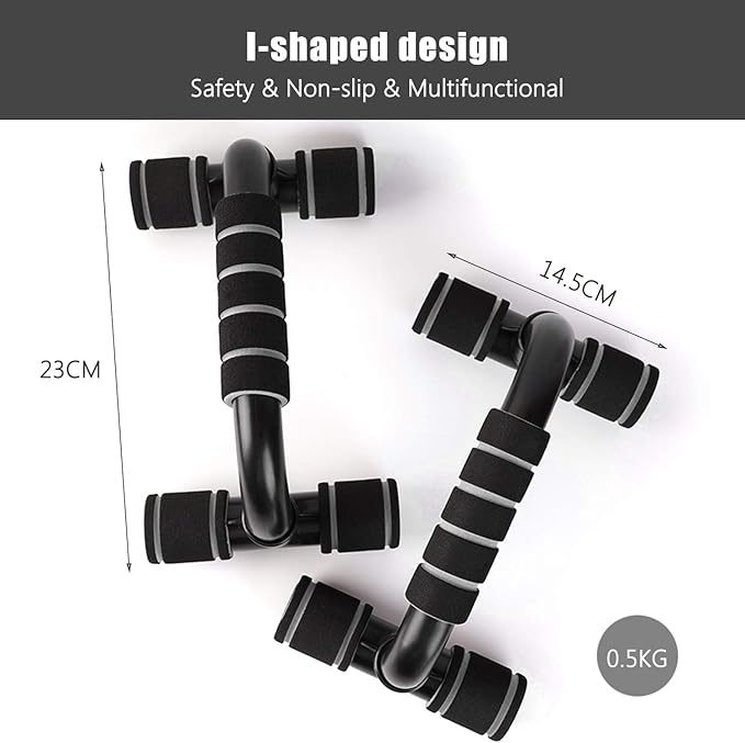 New Push Up Bars Strength Training Pushup Stands with Foam Handle Push-up Bracket for Men Women Floor Workouts Home Office Outdoor Fitness Muscle Training Gym Power Exercise