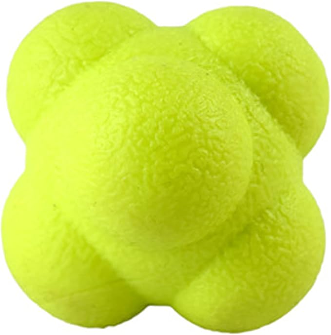 AIRLAXER Reaction Ball,Reflex Ball for Hand Eye Coordination Training,2.83 inch,Pack of 2-Blue,Yellow