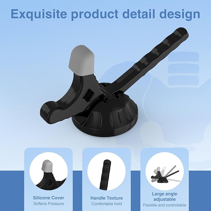 AISZG Psoas Release Tool-Hip Hook Psoas Muscle Release Tool Fully Adjustable for Iliacus, Waist Pain Sciatica, Back&Posture Relief, Hip Flexor Release Tool and Trigger Point Massage Tool