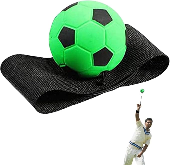 Wrist Return Ball with Elastic String, Rubber Sport, Exercise Play Rebound Bouncy Ball, for Sports