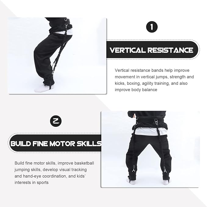 Basketball Training Equipment Multi-use Jumping Trainer Leg Exercise Strap Resistance Bands