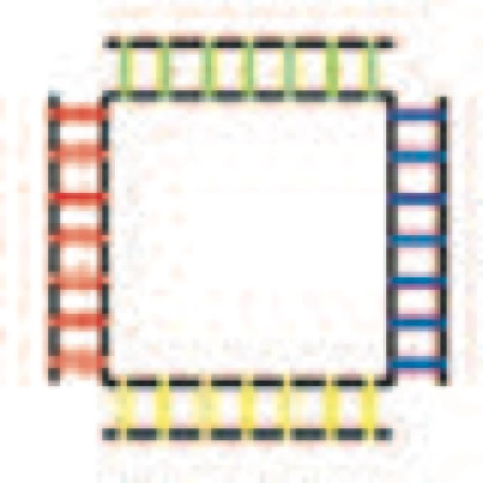 Champion Sports Sectioned Agility Ladder Set, Red/Yellow/Blue/Green, 6.5" x 16" Wide