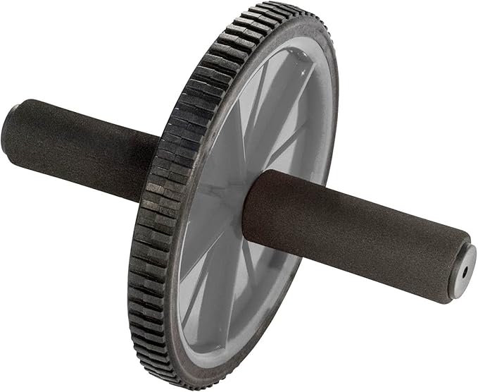 Warrior Ab Wheel - Roller for Core, Back & Abdominal Exercises and Fitness Training to Build Strength with Comfort Foam Grips
