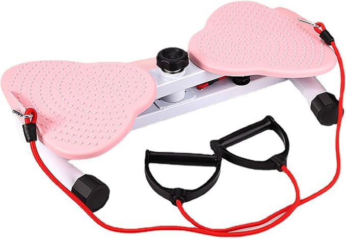 Waist Twisting Fitness Tool Standing Abdomen Exercise Board for Waist Twisting Fitness Board for Foot Massage Weight Loss Pink