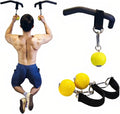 Pull Up Grips Ball – Enhance Grip Strength & Forearm Training – 2.8inch Non-Slip Surface Grip Balls – Includes Carabiners & Straps – Max Load 530lbs – Ideal for Climbing, Calisthenics