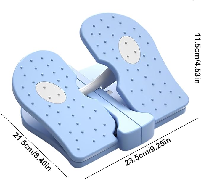 Foldable Stepper for Under Desk, Small Stepper Portable Foot Pedal Exercise Machine, Simple Leg Exerciser While Sitting, Help Leg Muscles Training