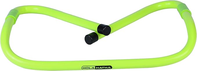 HolaHatha Agility Hurdle, Indoor Outdoor Sports Training Equipment for Track, Basketball, Football & Soccer - Height Adjustable, Bright Green