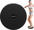 Twist Board for Exercise 90kg Load PP Waist Twisting Disc for Waist Aerobic Exercise Full Body Toning Workout Portable Rotating Ab for Workout Equipment Black, Waist Twisting Disc, STANDARD