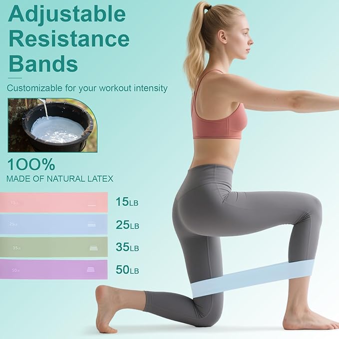 Home Pilates Essentials Kit - Complete Equipment Set with 14-Inch Ring, 9.8-Inch Ball, and 4 Resistance Bands for Beginners to Enhance Muscle, Flexibility & Core Strength at