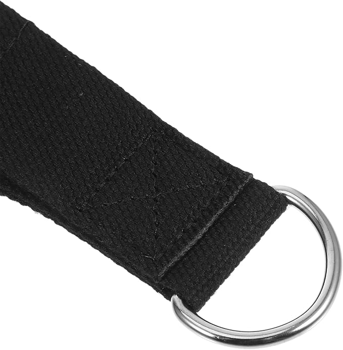 2pcs Yoga Strap For Stretching: Multi-Purpose Fitness Bands With D Ring Buckle - Elastic Straps For Flexibility Strength Training & Workouts