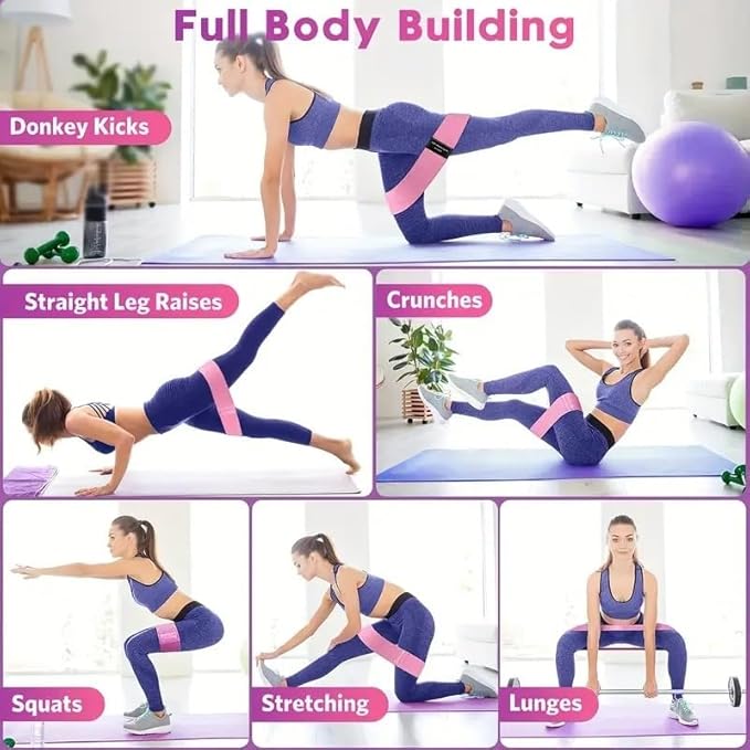Pilates Essentials Kit for Women, Better Me Pilates Kit, 5-Piece Better Me Pilates Essentials Kit for Women, Booty Bands for Working Out Glutes Yoga Ball, Sculpt and Strengthen for Womens