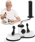 Arm Bike Exerciser for Physical Therapy - Adjustable Resistance Arm Rotation Training Device with Dual Suction Cup Stability - Arm Rehabilitation Equipment for Wrist Injury/Stiffness