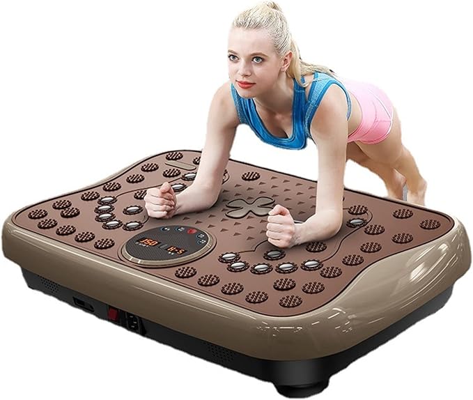 Vibration Platform Machine, Whole Body Vibrating Massager, Home Fitness Equipment Balance Trainer for Body Shape & Massage