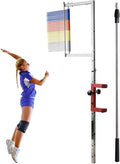 Vertical Jump Measurement Tool, 3.94-11.5Ft Adjustable Height Vertical Jump Trainer With Reset Lever, Jumps Measuring Tool, Sport Verticals Jumping Training Equipment For Basketball Volleyball Trainer