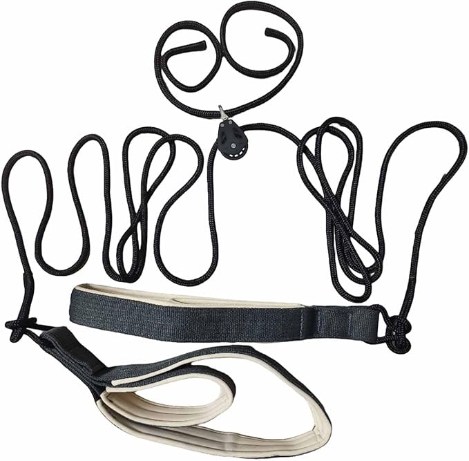 Colaxi Pilates Reformer Pull Ropes Exercise Straps Replacement Double Loop Straps for Muscle Building Working Out Gym Fitness Tricep