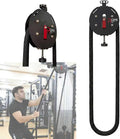 Portable Endless Rope Trainer, Cable Pulley System with Adjustable Resistance - Home Gym Fitness Equipment for Upper Body Strength Training, Back & Arms, Suspension Design for Full Body Pull Exercises