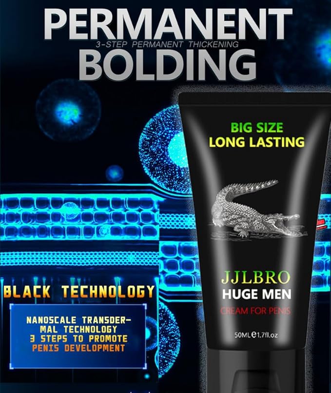 Long Lasting Male Enhancement Gel, Body Cream for Private Part, Men's Re-Vitalize Enlargement Cream, Enhance Size and Performance – Get Bigger Thicker and Stronger (Huge Men XXL)