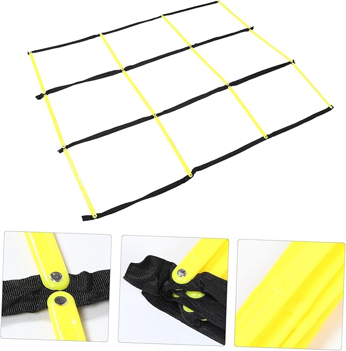 Lightweight Foldable Agility Ladder for Football and Soccer Speed Training Weather-Resistant Sports Ladder for Footwork Drills and Team Exercise
