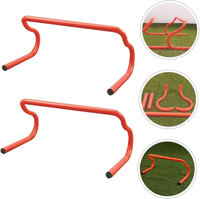 POPETPOP 3pcs Agility Training Hurdles Rack Detachable Hurdle Set Sports for Speed Training Indoor Outdoor Sports Equipment