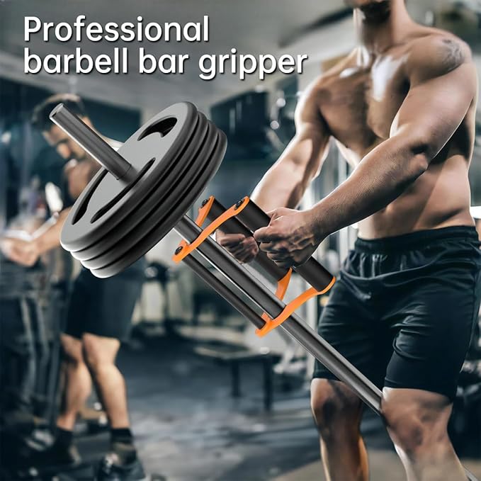 V Bar Landmine Handle Attachment for Barbell Bar, Solid Multi-Grip Landmine Handle Attachment with Non-Slip Rubber Handle, Fits Olympic Bars Strength Training Bars