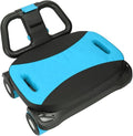 With 4 Wheels Automatic Rebound Abdominal Wheel For Core Workout, Foldable Elbow Support Full Body Workout,Abdominal Exercise Roller For Men And Women For Home Gym Black Blue