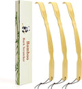 3 Pack Wooden Back Scratcher, 17 Inch Curved Long Handle Bamboo Back Scratchers Ideal Gifts for Adults Men Women, with Beautiful Gift Packaging