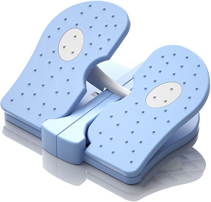 Compact Foot Stepper Machine, Quiet Folding Leg Workout Trainer, Anti Slip Mini Stepper Trainer, Reinforced Nylon Material, Lightweight Office Home Exercise Equipment, Convex