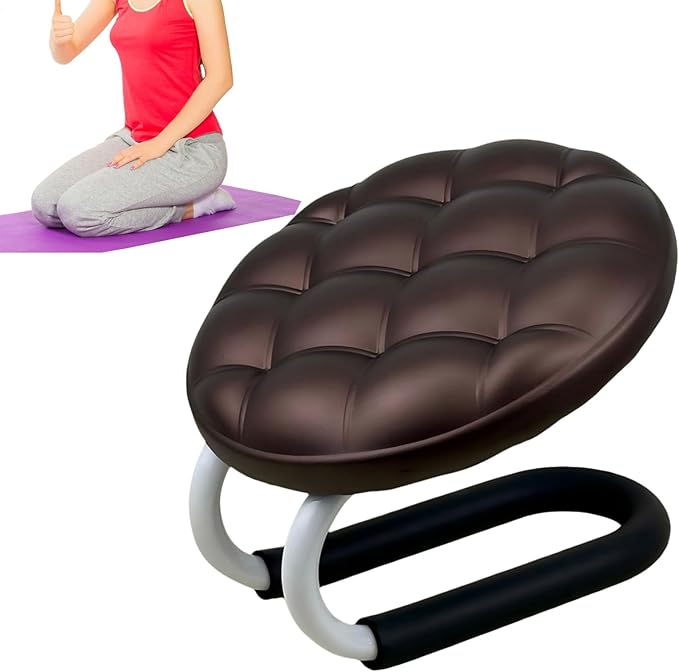 Meditation Chair - Comfortable Cushion Kneeler Ergonomic Meditation Bench Prayer Kneeling Stool for Relaxation Beginners Mindfulness Practice Seniors Yoga Reading Zen Office