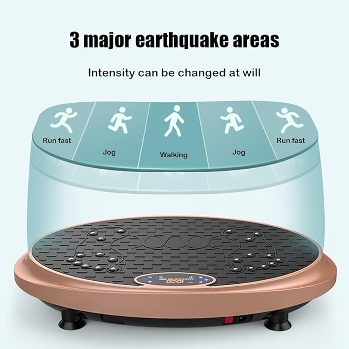 Vibration Platform Workout Machine | Exercise Equipment for Home Workout Equipment Includes, Remote Control & Balance Straps Included