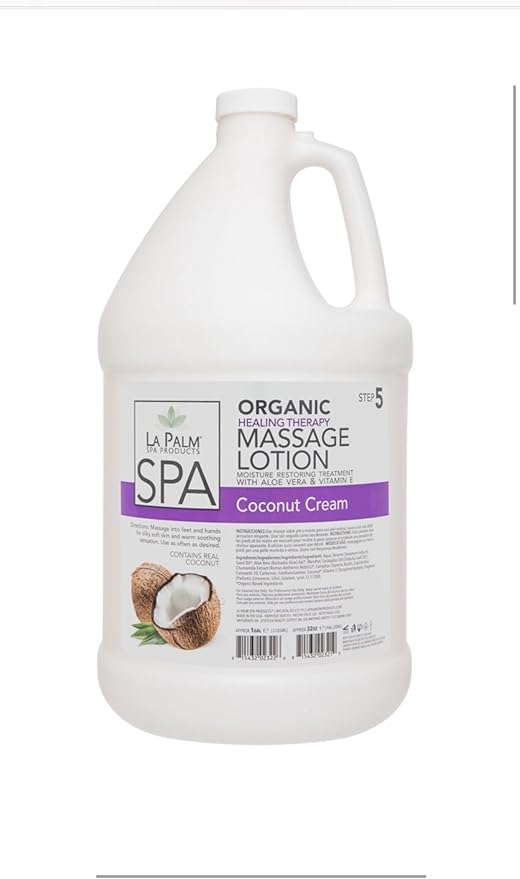 La Palm Massage Lotion 1 Gallon (Coconut Cream)