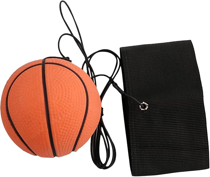 Shakven Wrist Return Ball Rubber Sport Ball with Wrist Strap and String | Rebound Ball Sports Bouncy Ball,Wrist Rebound Toy Elastic String Ball Wrist Toy for Teens Adults Wrist Exercise