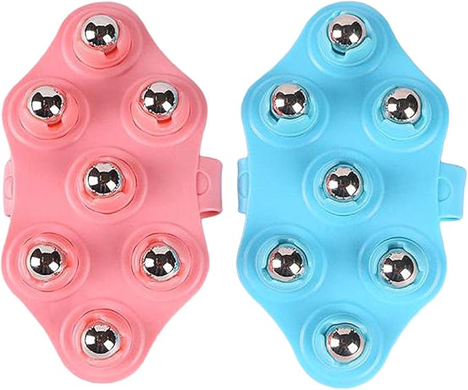 Handheld Body Roller for Cellulite Treatment, Magnetic Therapy Massage Tool for Muscle Relaxation and Pain Relief, Portable Massage Roller for Legs, Arms, Back- Magnetic